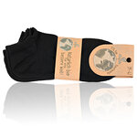 Bio-Baumwolle Sneakersocken GOTS schwarz - 2