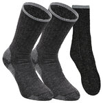 Dicke Thermo Socken CorDura-Alpaka-Wolle anthrazit - 1