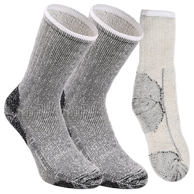 Mollig warme stabile dicke Vollplüsch-Thermo-Cordura-Socken mit flauschig weicher Alpaka Wolle