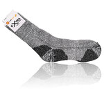 Dicke Thermo Socken CorDura-Alpaka-Wolle grau - 3