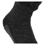 Dicke Alpaka Wolle Homesocks ABS-Noppen anthrazit - 6