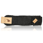 Dicke Alpaka Wolle Homesocks ABS-Noppen anthrazit - 3