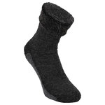 Dicke Alpaka Wolle Homesocks ABS-Noppen anthrazit - 5