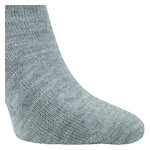 Alpaka Socken mit Wolle gerippt grau - 10