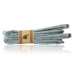 Alpaka Socken mit Wolle gerippt grau - 14