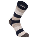 Alpaka-Wollsocken Blockstreifen Naturtöne - 10