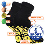 Antirutsch-Sneakersocken Yoga FIT & JUMP mit Noppen - 2