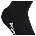 Extra breite weite Noppen-Socken ohne Gummidruck Polsterung schwarz - 9