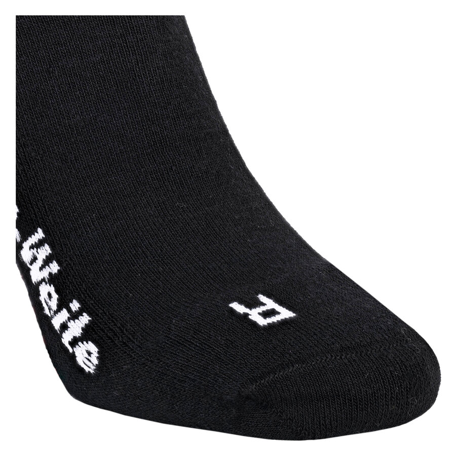Extra breite weite Gummi-Noppen-Socken ohne Gummidruck-Bündchen schwarz - 9