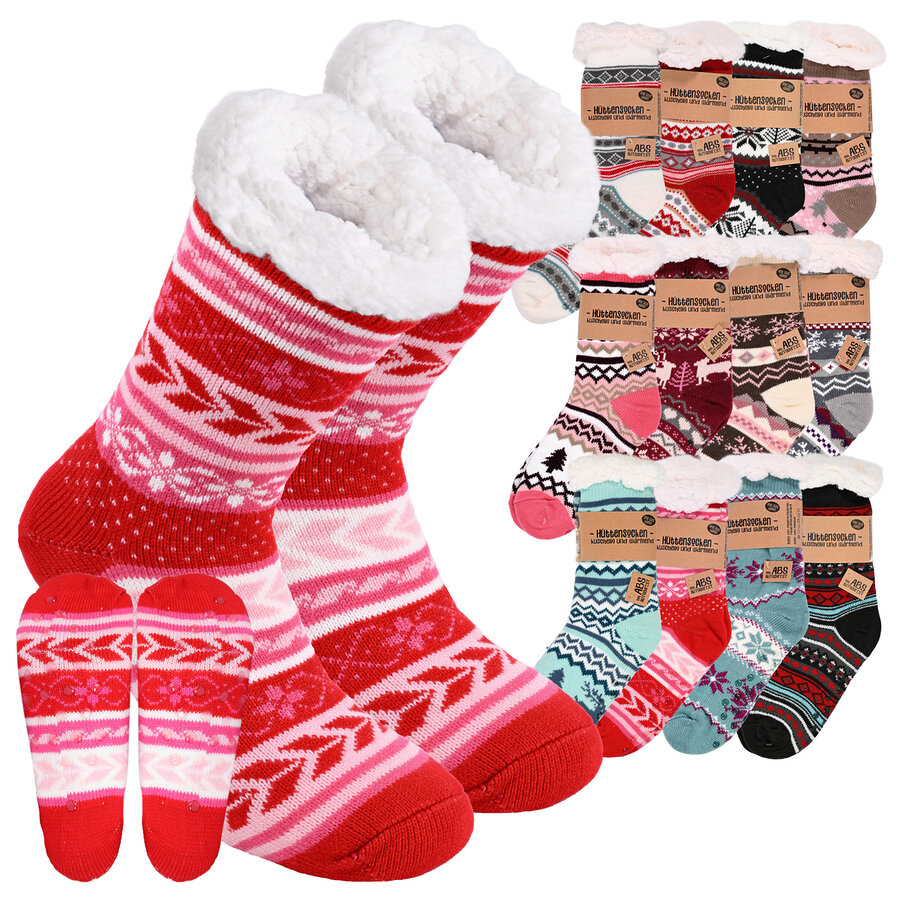 Damen Hüttensocken ABS Noppen