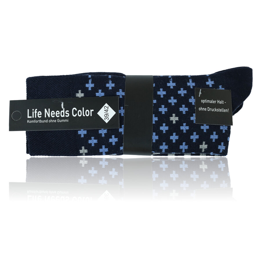 Herrensocken Baumwolle Trend Blue - 5