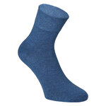 Kurzsocken ohne Gummidruck Baumwolle blau-grau-mix - 3