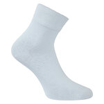 Kurzsocken ohne Gummidruck Baumwolle weiß - 7