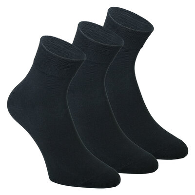 Wellness Kurzsocken ohne Gummidruck mit Baumwolle