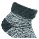 Noppen-Kuschelsocken kurz Camano anthrazit-melange - 6