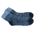 Noppen-Kuschelsocken Kurzform Camano blau-melange - 5