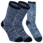 Thermo-Socken warm-up Camano blau-melange - 1