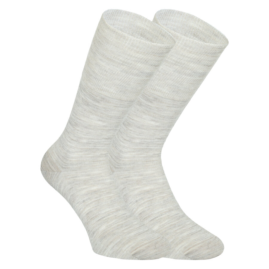 Business Socken Merino-Wolle Made in Germany sand-beige