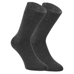 Bio-Socken ohne Gummidruck GOTS Baumwolle camano anthrazit-melange - 1