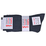 100% Baumwolle Herren Socken ohne Gummi dunkelgrau - 2