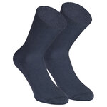 100% Baumwolle Herren Socken ohne Gummi dunkelgrau - 7
