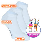 Kinder Sneaker Baumwollsocken weiß - 2