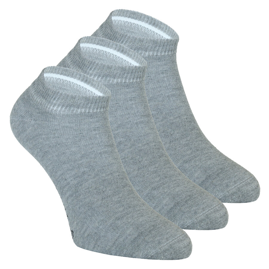 Kinder Sneaker Baumwollsocken hellgrau-melange