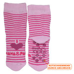 Baby-Socken I LOVE MAMA UND PAPA ABS Noppen - 4