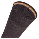 Herrensocken ohne Gummi-Druck camano CA-SOFT dunkelbraun melange - 6