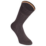 Herrensocken ohne Gummi-Druck camano CA-SOFT dunkelbraun melange - 7