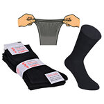 100% Baumwolle Herren Socken ohne Gummi schwarz - 5