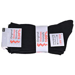 100% Baumwolle Herren Socken ohne Gummi schwarz - 2