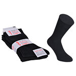 100% Baumwolle Herren Socken ohne Gummi schwarz - 3