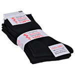 100% Baumwolle Herren Socken ohne Gummi schwarz - 4