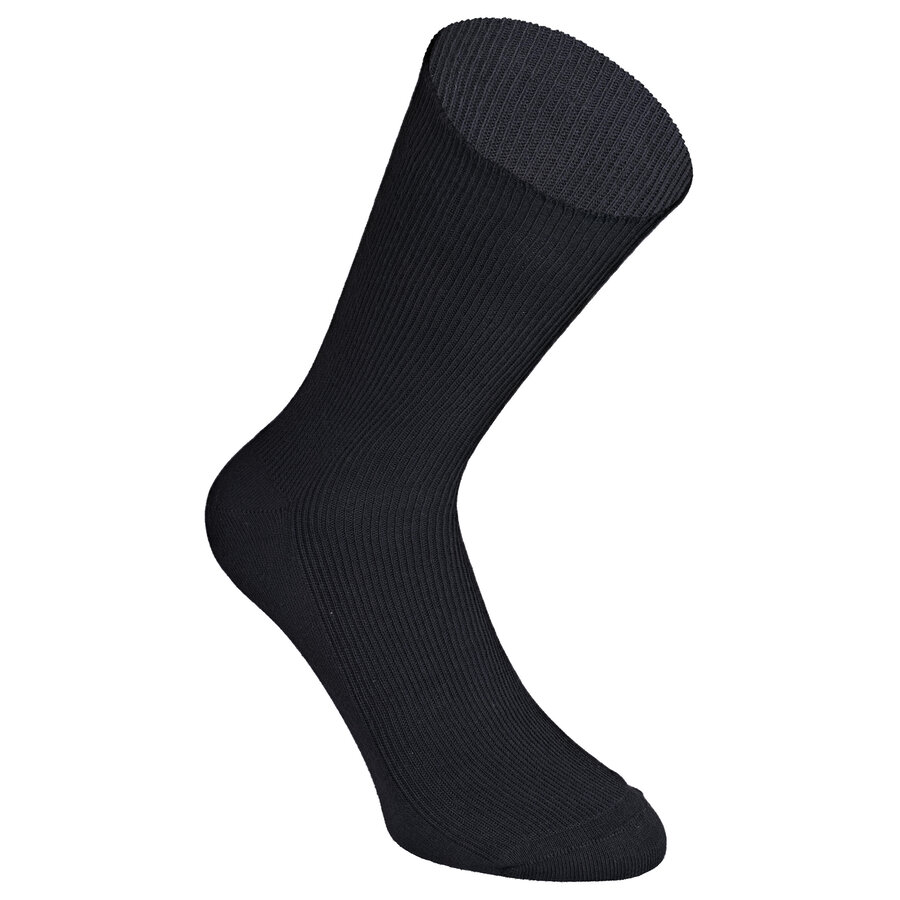 100% Baumwolle Herren Socken ohne Gummi schwarz - 6