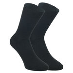 100% Baumwolle Herren Socken ohne Gummi schwarz - 18
