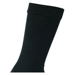 Wollsocken extra breit weit schwarz - 12