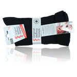 Wollsocken extra breit weit schwarz - 15