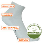 Kurzschaft Sport-Socken weiß - 3