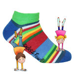 Kinder Ringel Sneakersocken Baumwolle - 37