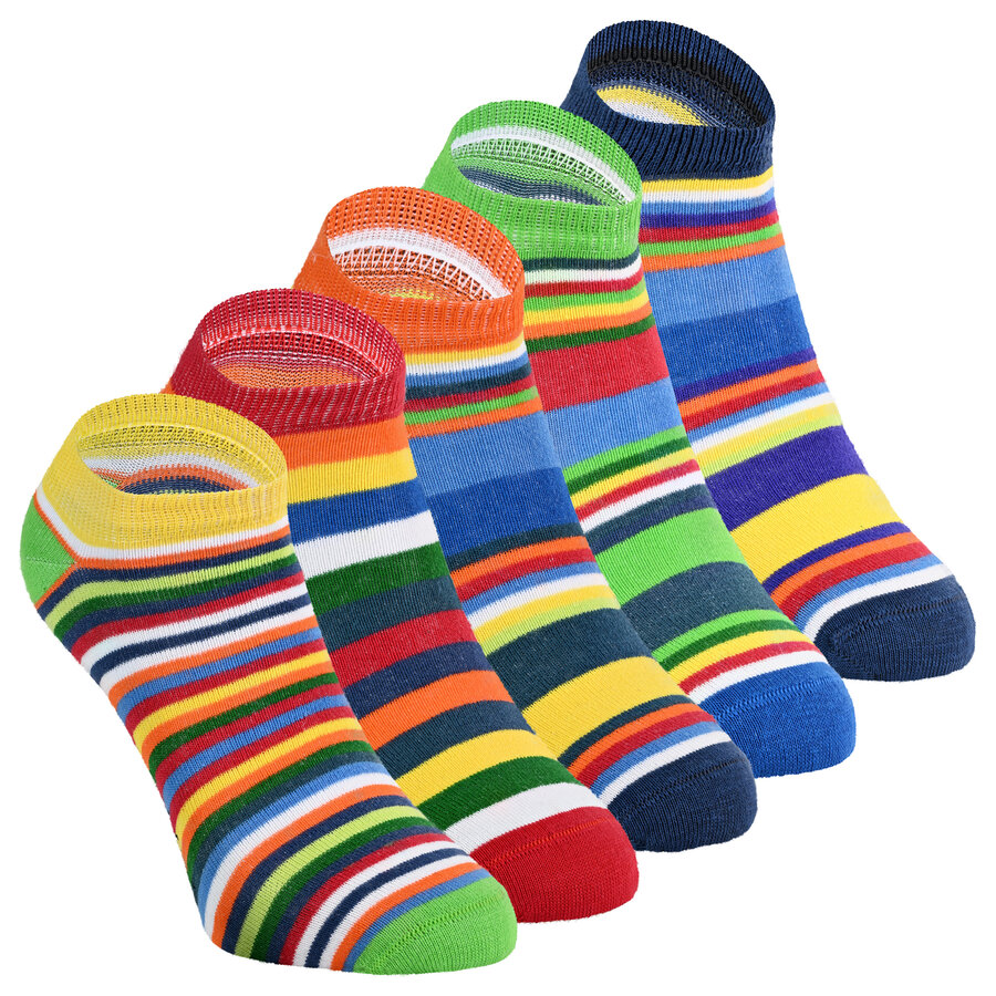 Kinder Ringel Sneakersocken Baumwolle