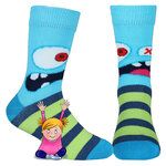 Bunte Kindersocken Baumwolle Crazy Monster - 13