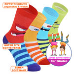 Bunte Kindersocken Baumwolle Crazy Monster - 2