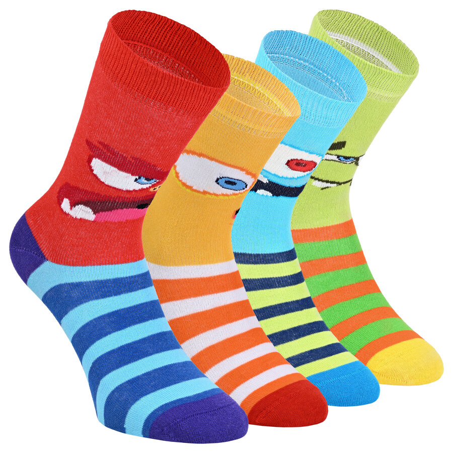Bunte Kindersocken Baumwolle Crazy Monster