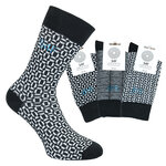 Herrensocken mit Baumwolle Business GRAFIK Style - 1