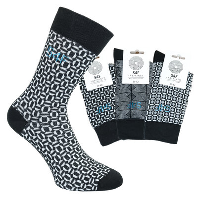 Herrensocken mit Baumwolle Business GRAFIK Style