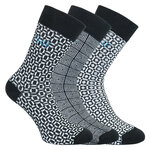 Herrensocken mit Baumwolle Business GRAFIK Style - 6
