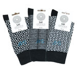 Herrensocken mit Baumwolle Business GRAFIK Style - 3