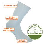 Dicke Tennis-Sport-Socken weiß - 10