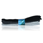 Baumwolle Socken antibakteriell schwarz-grau-mix - 6